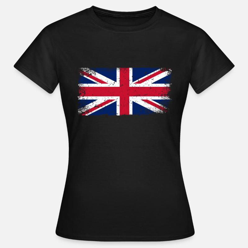 Great Britain Flag - Women's T-Shirt - black