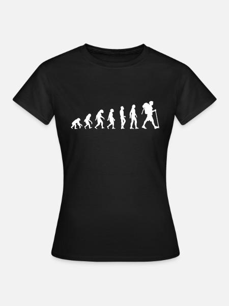 evolution homme trek randonneur - T-shirt Femme - noir