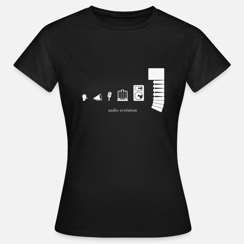Audio Evolution - T-shirt Femme - noir