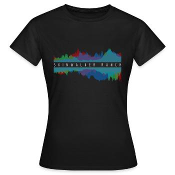 Skinwalker Ranch - Upside Down Spectral Topography - Women's T-Shirt - black - Front - AI Model Female 172 dark (172cm)