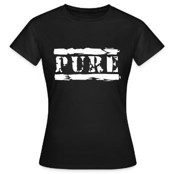 Pur - T-shirt Femme - noir - Devant - AI Model Female 172 dark (172cm)