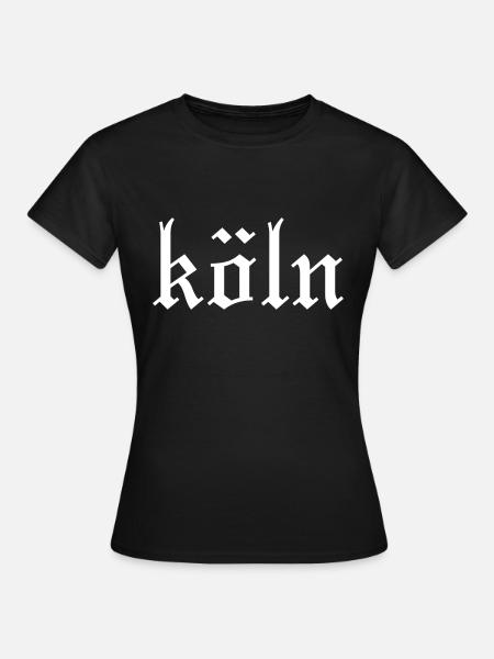 Köln Stadt Logo Fans - Frauen T-Shirt - Schwarz