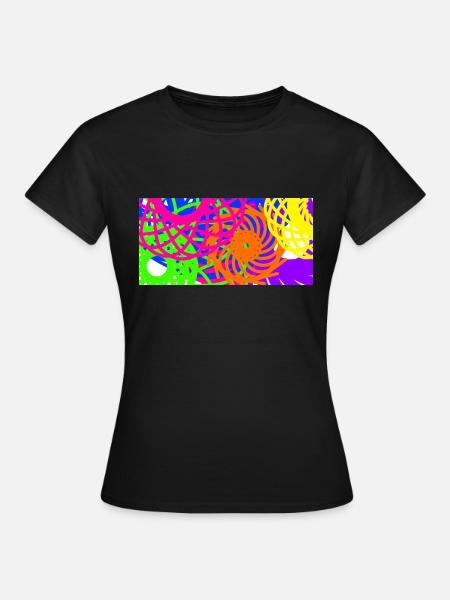 Muster - Frauen T-Shirt - Schwarz