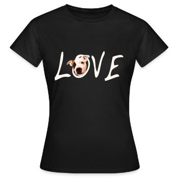 Staffordshire Love - Women's T-Shirt - black - Front - AI Model Female 172 dark (172cm)