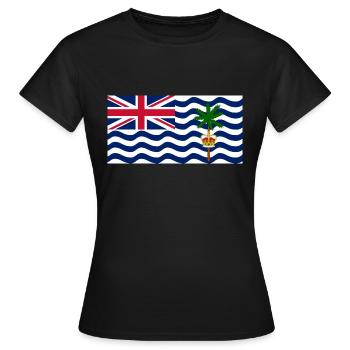 British Indian Ocean Territory - Women's T-Shirt - black - Front - AI Model Female 172 dark (172cm)