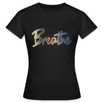 respirer - T-shirt Femme - noir - Devant - AI Model Female 172 dark (172cm)