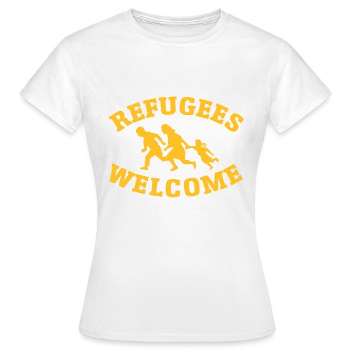 Refugees Welcome - Frauen T-Shirt