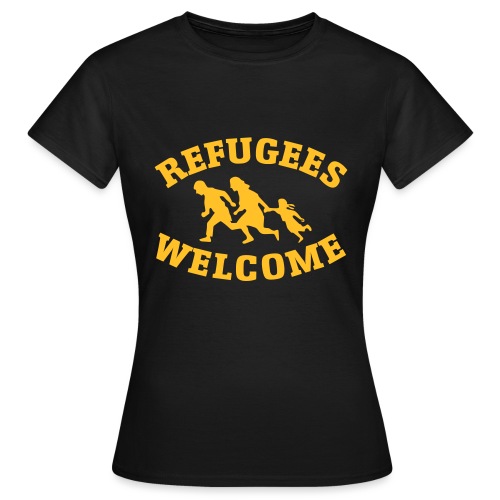 Refugees Welcome - Frauen T-Shirt