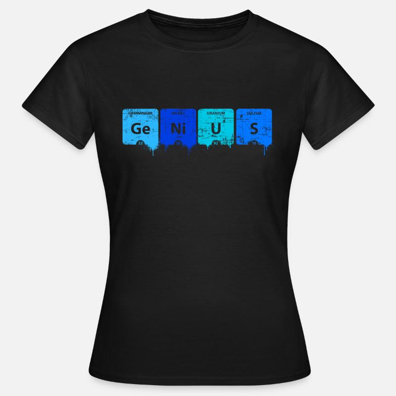 geni - Dame-T-shirt - sort