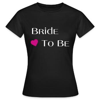 Braut in spe - Frauen T-Shirt - Schwarz - Vorne - AI Model Female 172 dark (172cm)