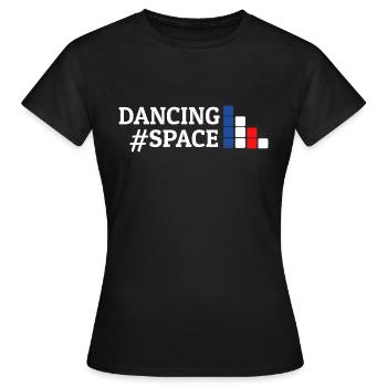 Dancing Dance Music - Frauen T-Shirt - Schwarz - Vorne - AI Model Female 172 dark (172cm)
