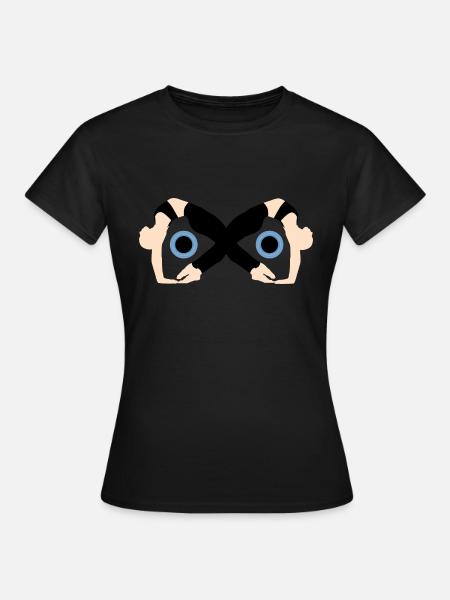 Auge - Frauen T-Shirt - Schwarz