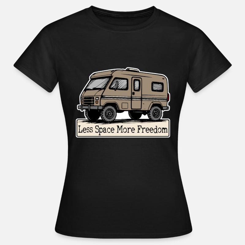Less Space More Freedom - Women's T-Shirt - black