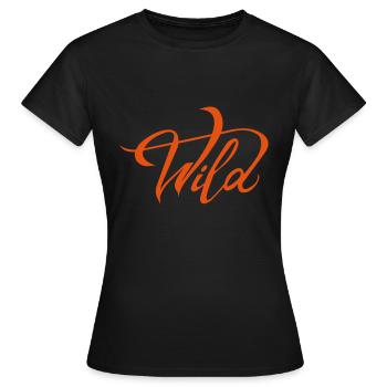 sauvage - T-shirt Femme - noir - Devant - AI Model Female 172 dark (172cm)