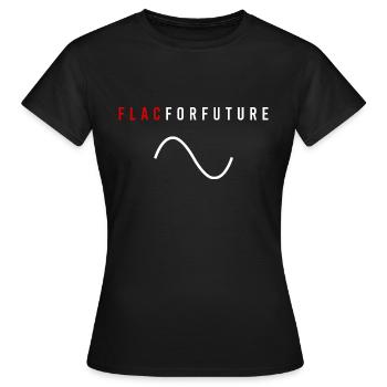 FLAC pour le futur audiophile - T-shirt Femme - noir - Devant - AI Model Female 172 dark (172cm)