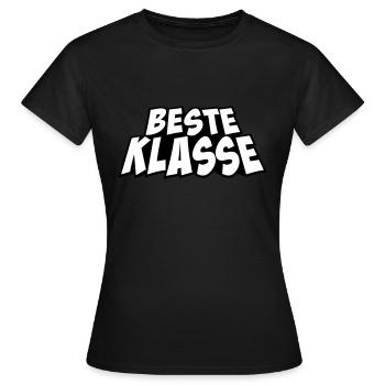 Cooler Spruch Beste Klasse Schule Abitur Geschenk - Frauen T-Shirt - Schwarz - Vorne - AI Model Female 172 dark (172cm)