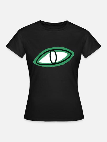 Auge - Frauen T-Shirt - Schwarz