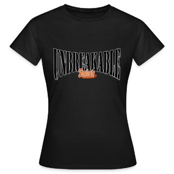 unbreakable gym motivé entraînement dur meilleur - T-shirt Femme - noir - Devant - AI Model Female 172 dark (172cm)