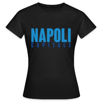 Capitale napolitaine - T-shirt Femme - noir - Devant - AI Model Female 172 dark (172cm)