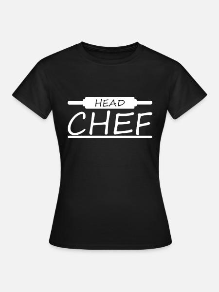 Kochen backen Food Kitchen - Frauen T-Shirt - Schwarz