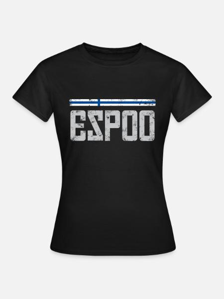 Espoo - Frauen T-Shirt - Schwarz