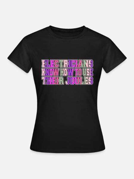 electrical electrician electricians electronic - Frauen T-Shirt - Schwarz