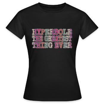 bicycle birthday present quote editor present - Women's T-Shirt - black - Front - AI Model Female 172 dark (172cm)