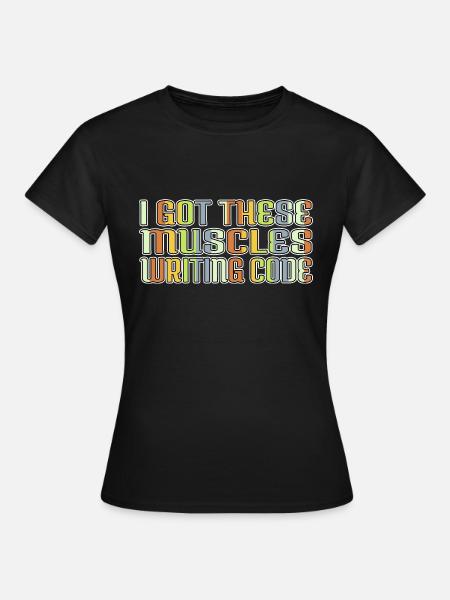 programming language birthday present computer - Frauen T-Shirt - Schwarz