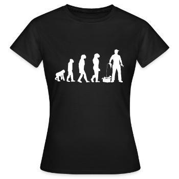 DIY evolution - Women's T-Shirt - black - Front - AI Model Female 172 dark (172cm)