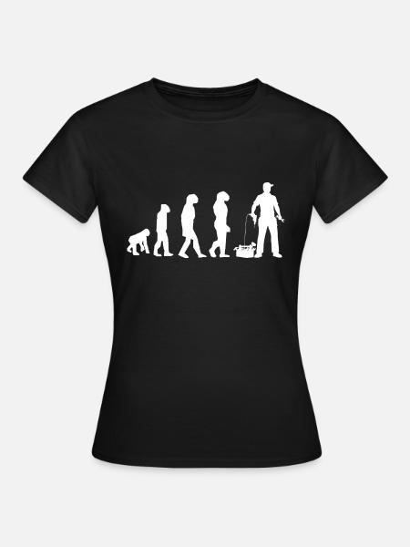 DIY-Evolution - Frauen T-Shirt - Schwarz