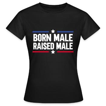 Homme né mâle élevé - T-shirt Femme - noir - Devant - AI Model Female 172 dark (172cm)