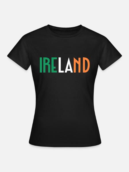 Irland - Frauen T-Shirt - Schwarz