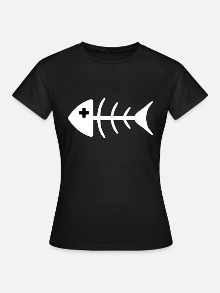 DEAD HOUTA WEISS - Frauen T-Shirt - Schwarz