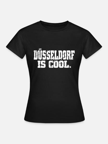 Düsseldorf - Frauen T-Shirt - Schwarz