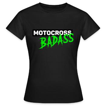 Mx Green badass - T-shirt Femme - noir - Devant - AI Model Female 172 dark (172cm)