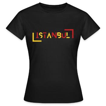 Istanbul Turquie - T-shirt Femme - noir - Devant - AI Model Female 172 dark (172cm)