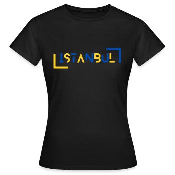 Istanbul Turquie - T-shirt Femme - noir - Devant - AI Model Female 172 dark (172cm)