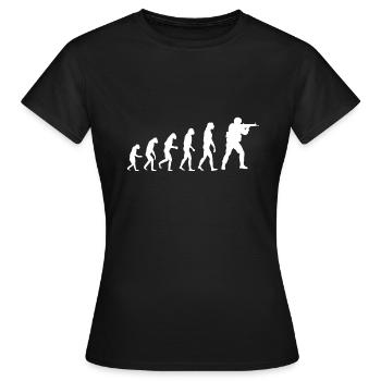 Evolution Gaming - T-shirt Femme - noir - Devant - AI Model Female 172 dark (172cm)