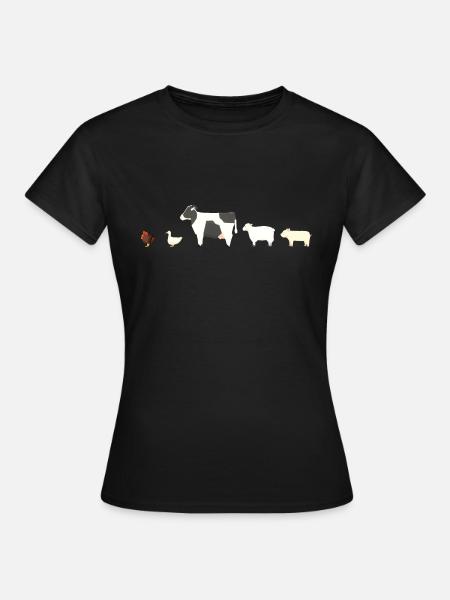 tierlieb - Frauen T-Shirt - Schwarz