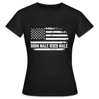 Homme né mâle élevé - T-shirt Femme - noir - Devant - AI Model Female 172 dark (172cm)