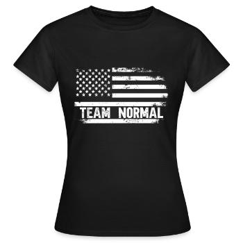 Équipe Normale - T-shirt Femme - noir - Devant - AI Model Female 172 dark (172cm)