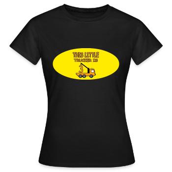 Truck - Frauen T-Shirt - Schwarz - Vorne - AI Model Female 172 dark (172cm)