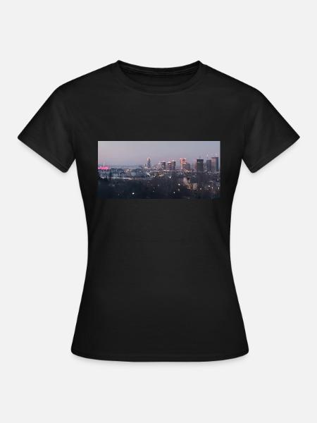 City View - Frauen T-Shirt - Schwarz
