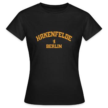 Hakenfelde - Spandau - Berlin - Allemagne - T-shirt Femme - noir - Devant - AI Model Female 172 dark (172cm)