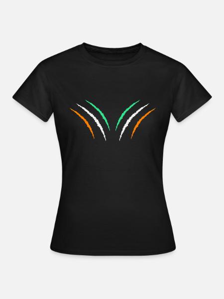 krallen irland 2 - Frauen T-Shirt - Schwarz
