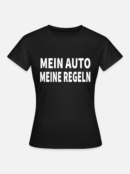 Auto - Frauen T-Shirt - Schwarz