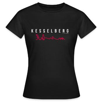 Kesselberg Strecke Pulli - Frauen T-Shirt - Schwarz - Vorne - AI Model Female 172 dark (172cm)