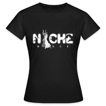 dansant - T-shirt Femme - noir - Devant - AI Model Female 172 dark (172cm)