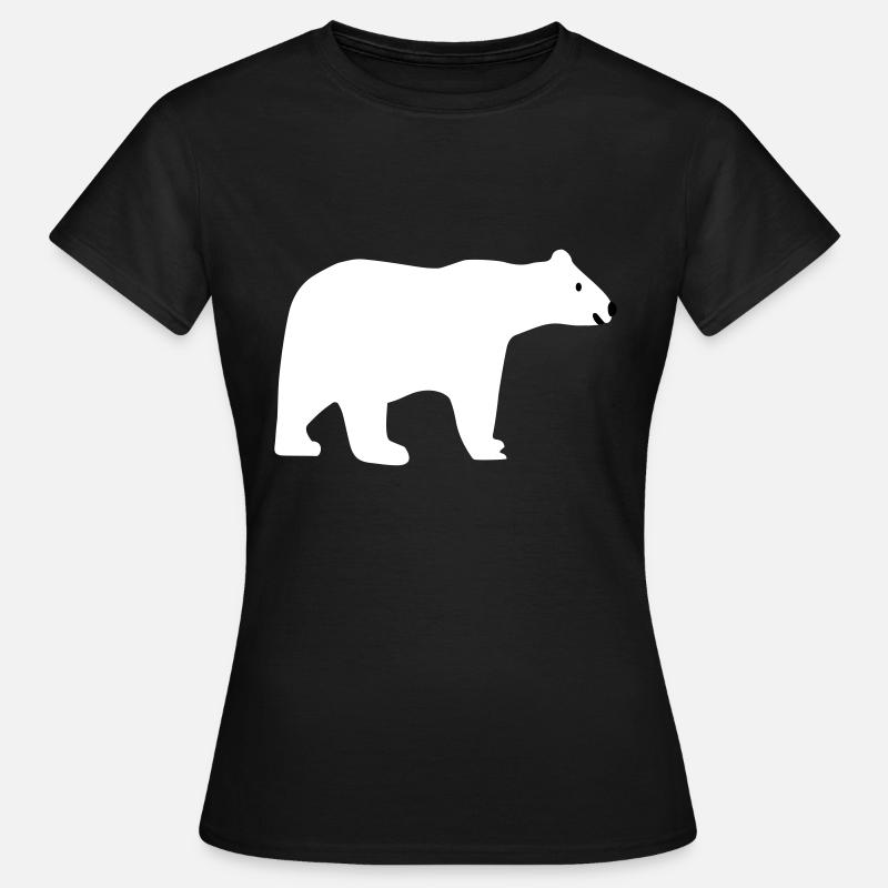 polar bear - Women's T-Shirt - black