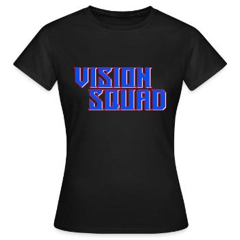 Escouade Vision 6 - T-shirt Femme - noir - Devant - AI Model Female 172 dark (172cm)